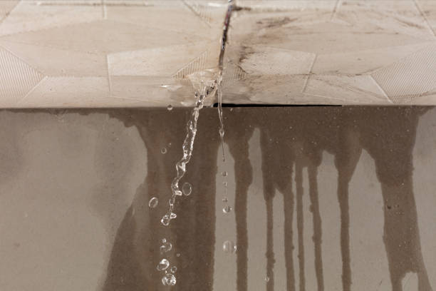 Professional Water Damage Restoration technician working in Copemish, MI